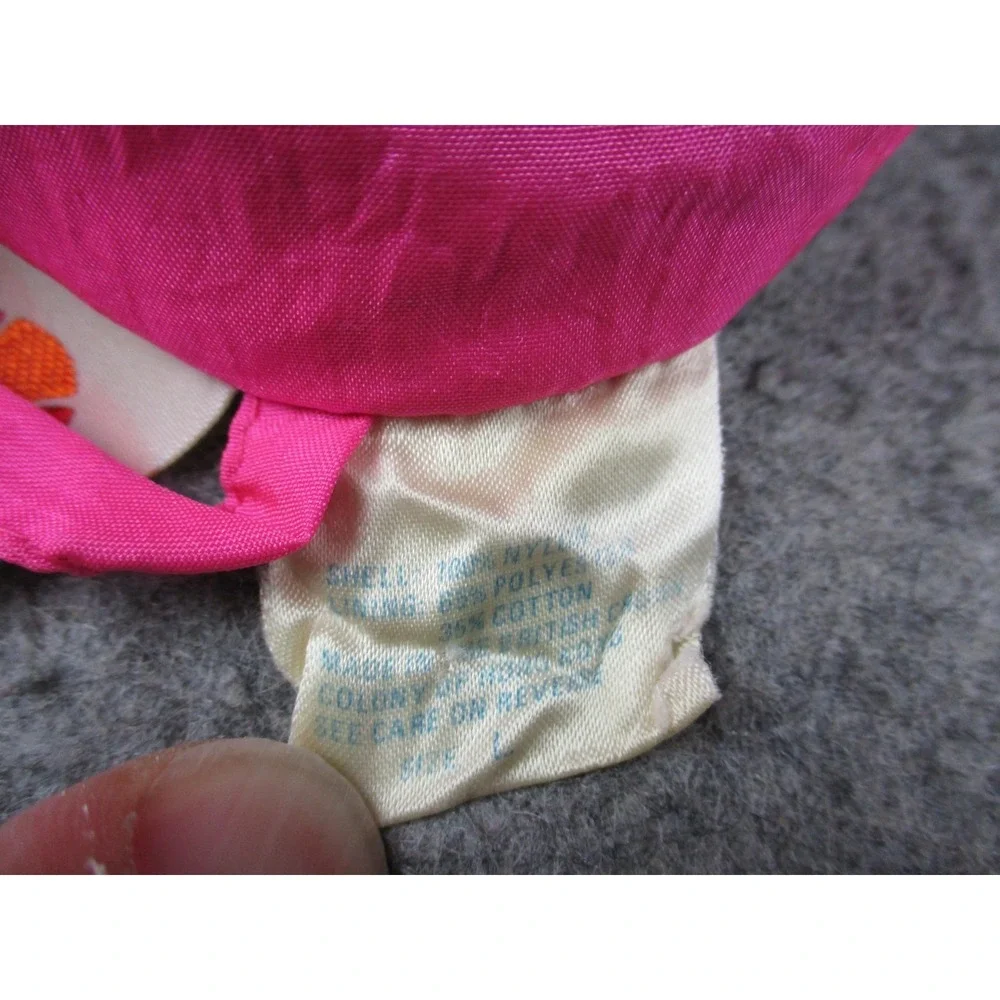 VTG Ellesse Jacket Womens Large Black Pink Colorblock Windbreaker Lined Coat